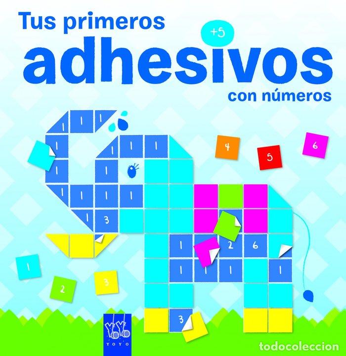 Libri: TUS PRIMEROS ADHESIVOS +5 ELEFANTE - AA.VV