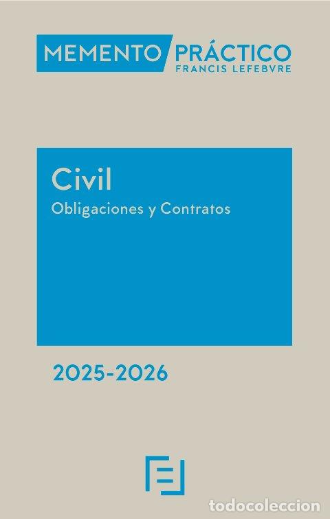 Libros: MEMENTO PRACTICO CIVIL OBLIGACIONES Y CONTRATOS 2025 2026 - AA.VV