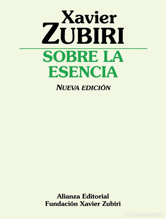 B&uuml;cher: SOBRE LA ESENCIA - ZUBIRI APALATEGUI, XAVIER
