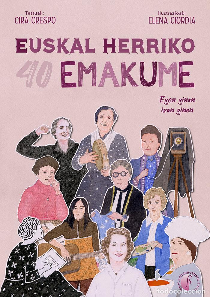 Libri: EUSKAL HERRIKO 40 EMAKUME - CRESPO, CIRA