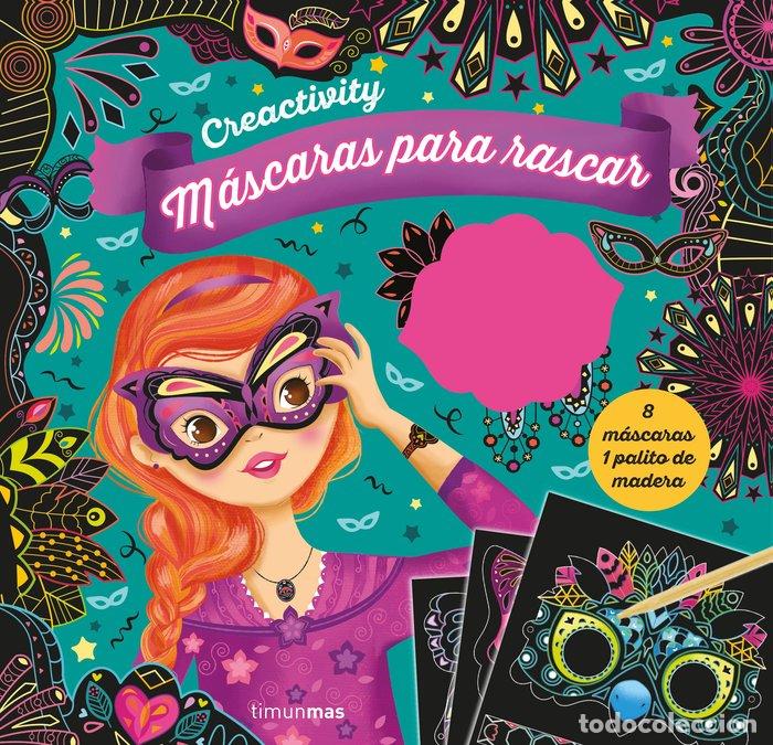 Libros: CREACTIVITY MASCARAS PARA RASCAR - AA.VV.