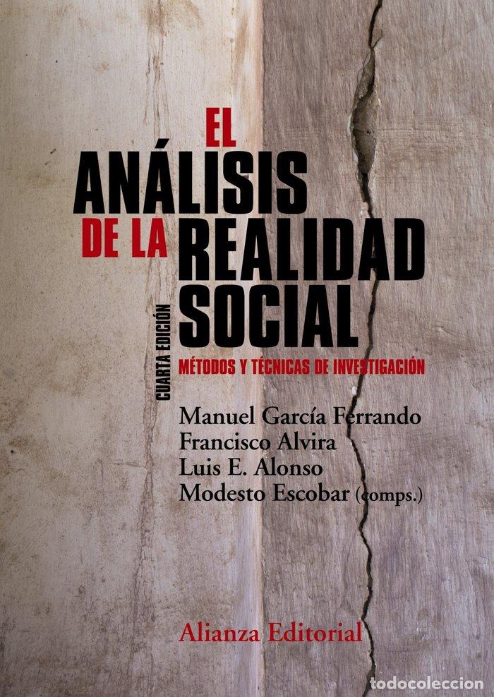Livros: ANALISIS DE LA REALIDAD SOCIAL,EL - GARCIA FERRANDO, MANUEL