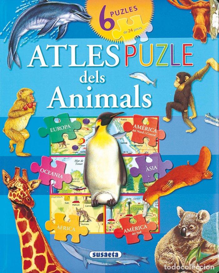 Libros: ATLES PUZLE DELS ANIMALS - SUSAETA, EQUIP