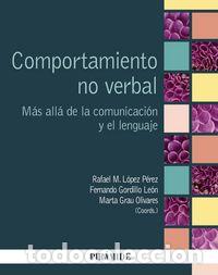 books: COMPORTAMIENTO NO VERBAL - LOPEZ PEREZ, RAFAEL M