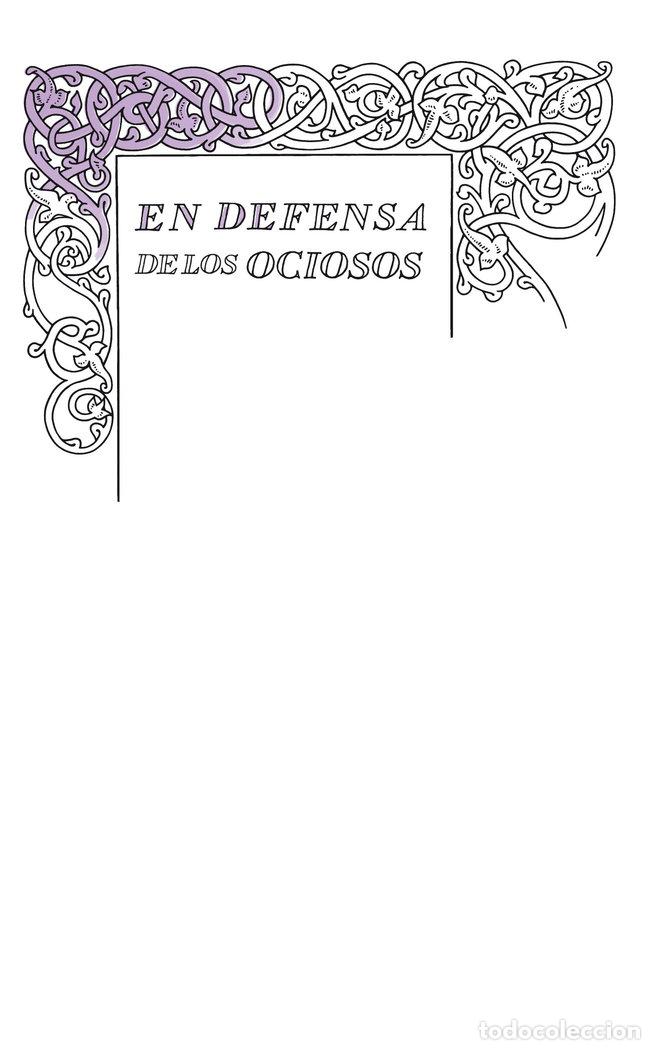 books: EN DEFENSA DE LOS OCIOSOS - STEVENSON, ROBERT LOUIS