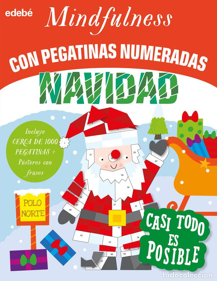 Libros: MINDFULNESS CON PEGATINAS NUMERADAS NAVIDAD - ABBOTT, SIMON - Foto 1