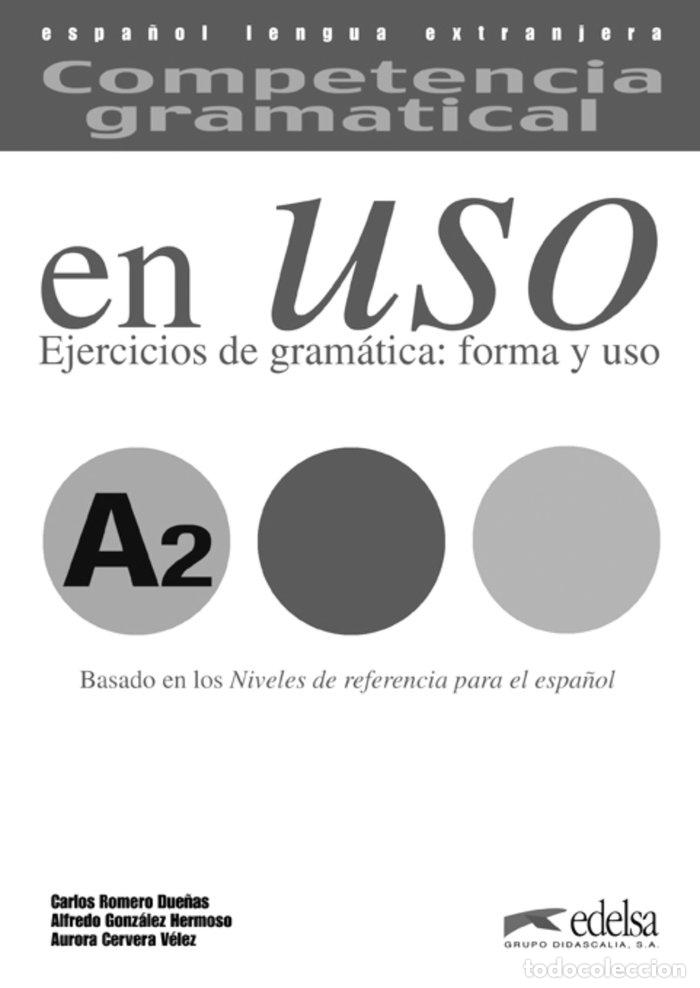 Libros: COMPETENCIA GRAMATICAL USO A2 CLAVES - AA.VV