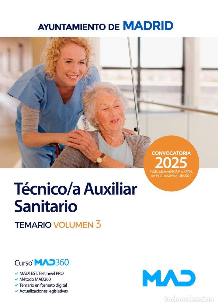 Libri: TECNICO/A AUXILIAR SANITARIO TEMARIO 3 AYUNTAMIENTO MADRID - AA.VV
