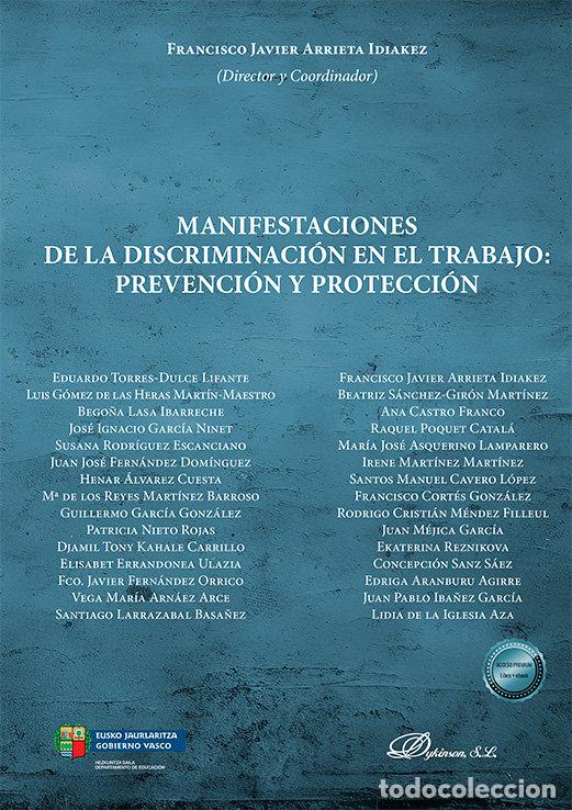 Libros: MANIFESTACIONES DE LA DISCRIMINACION EN EL TRABAJO PREVENCI - ARRIETA IDIAKEZ, FRANCISCO JAVIER