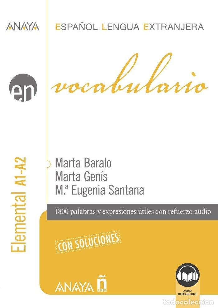 B&uuml;cher: VOCABULARIO NIVEL ELEMENTAL A1 A2 EDICION 2023 - BARALO OTTONELLO, MARTA