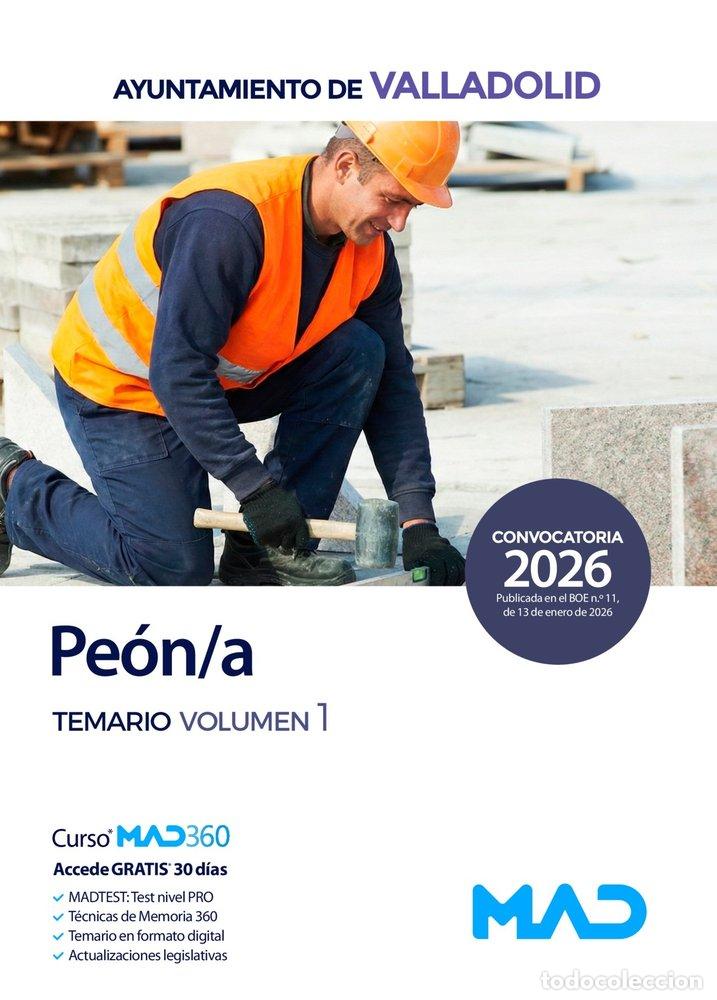 Livres: PEON/A TEMARIO 1 AYUNTAMIENTO VALLADOLID - AA.VV