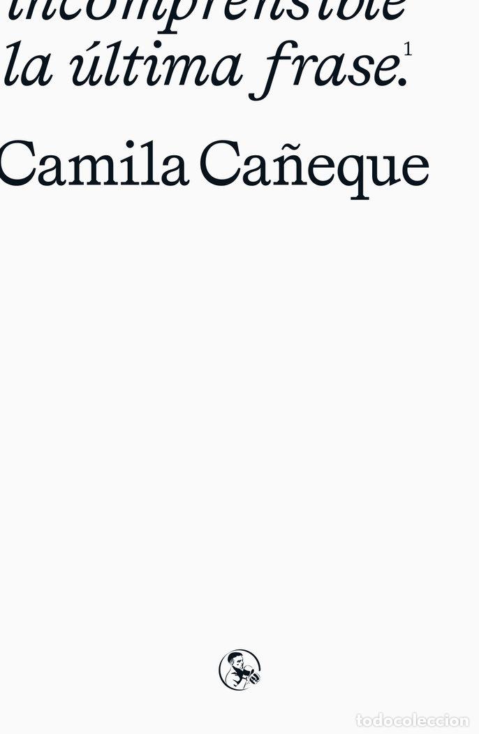 Libri: ULTIMA FRASE,LA - CA&Ntilde;EQUE, CAMILA