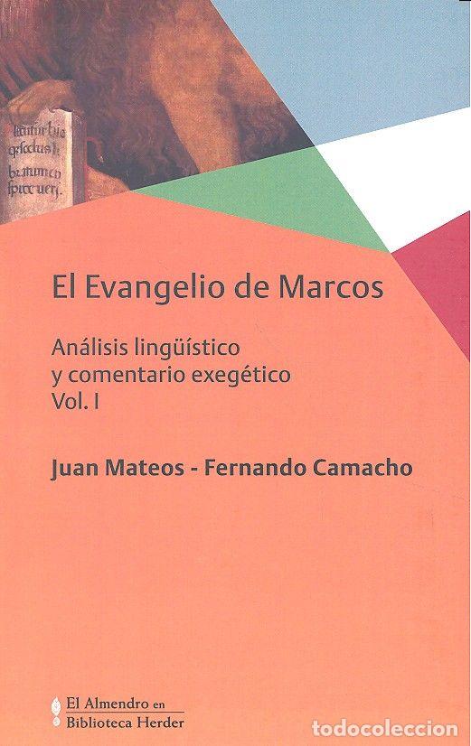 B&uuml;cher: EVANGELIO DE MARCOS,EL VOL I - MATEOS, JUAN