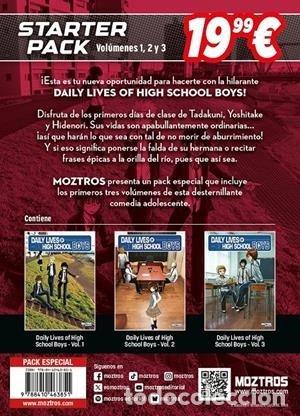 Libros: STARTER PACK DAILY LIVES OF HIGH-SCHOOL BOYS - YAMAUCHI YASUNOBU