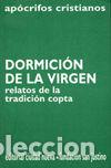 books: DORMICION DE LA VIRGEN - DESCONOCIDO