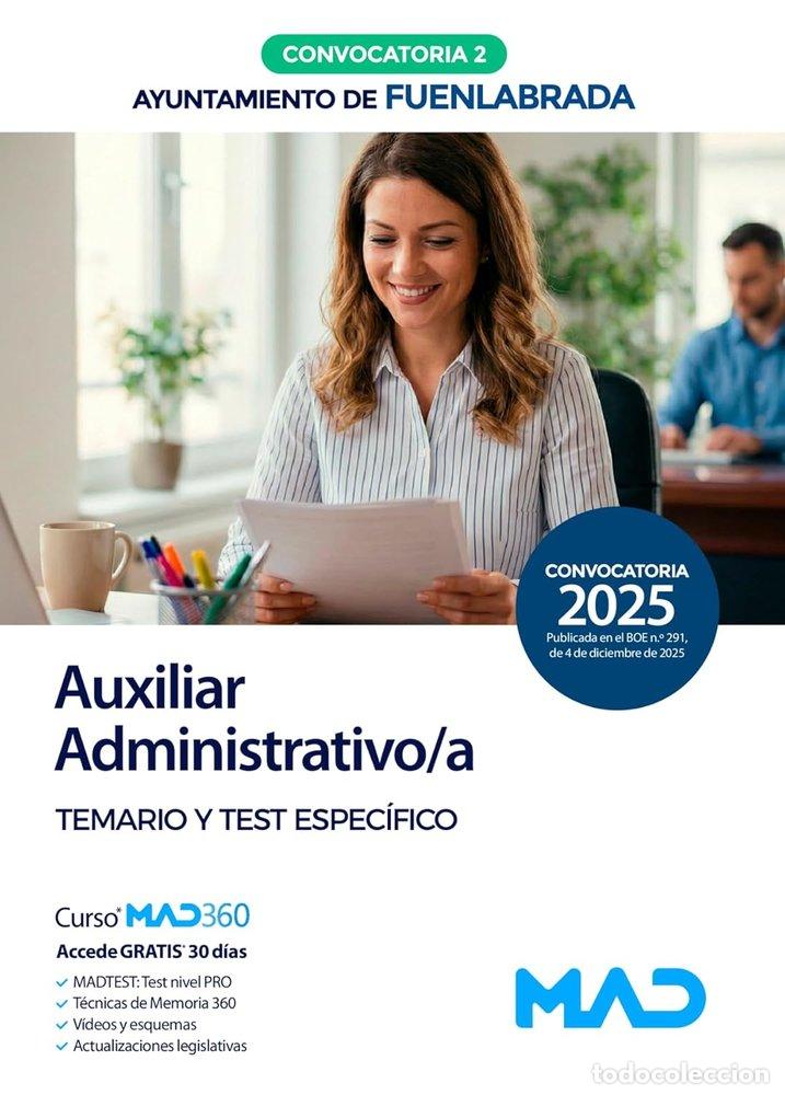 B&uuml;cher: AUXILIAR ADMINISTRATIVO/A TEMARIO Y TEST ESPECIFICO CONVOC - AA.VV