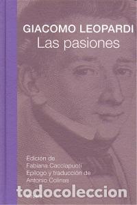 Livros: PASIONES,LAS - LEOPARDI, GIACOMO