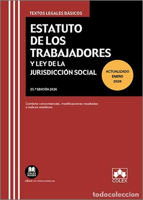 Libri: ESTATUTO DE LOS TRABAJADORES Y LEY JURISDICCION SOCIA 25&ordf;ED - AA.VV