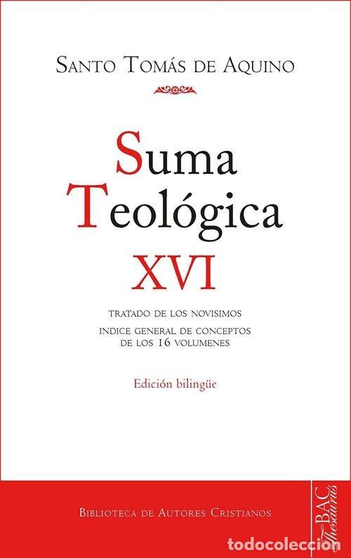 Libri: SUMA TEOLOGICA DE SANTO TOMAS DE AQUINO XVI SUP 69 99 - SANTO TOMAS DE AQUINO
