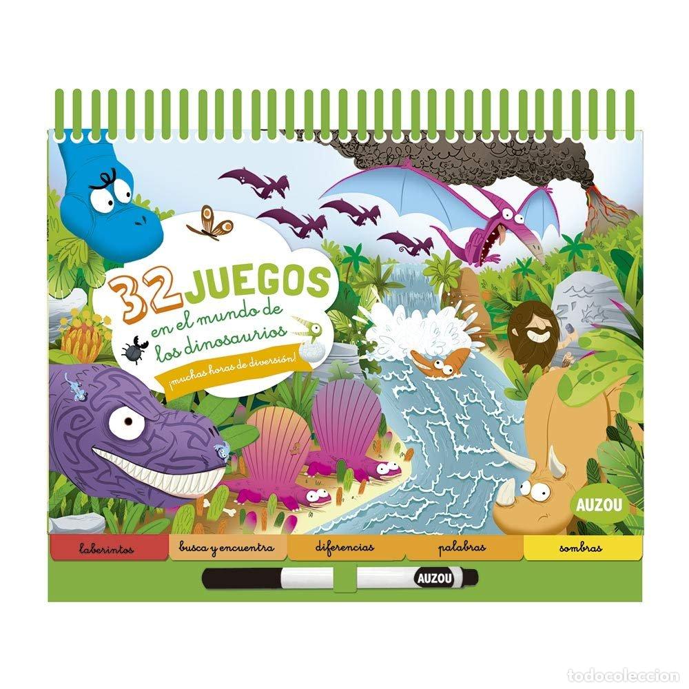 Libros: 32 JUEGOS EN EL MUNDO DE LOS DINOSAURIOS - AA.VV.