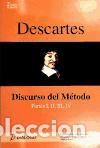 Livros: DESCARTES DISCURSO DEL METODO - AGUILAR JIMENEZ, CRISTOBAL