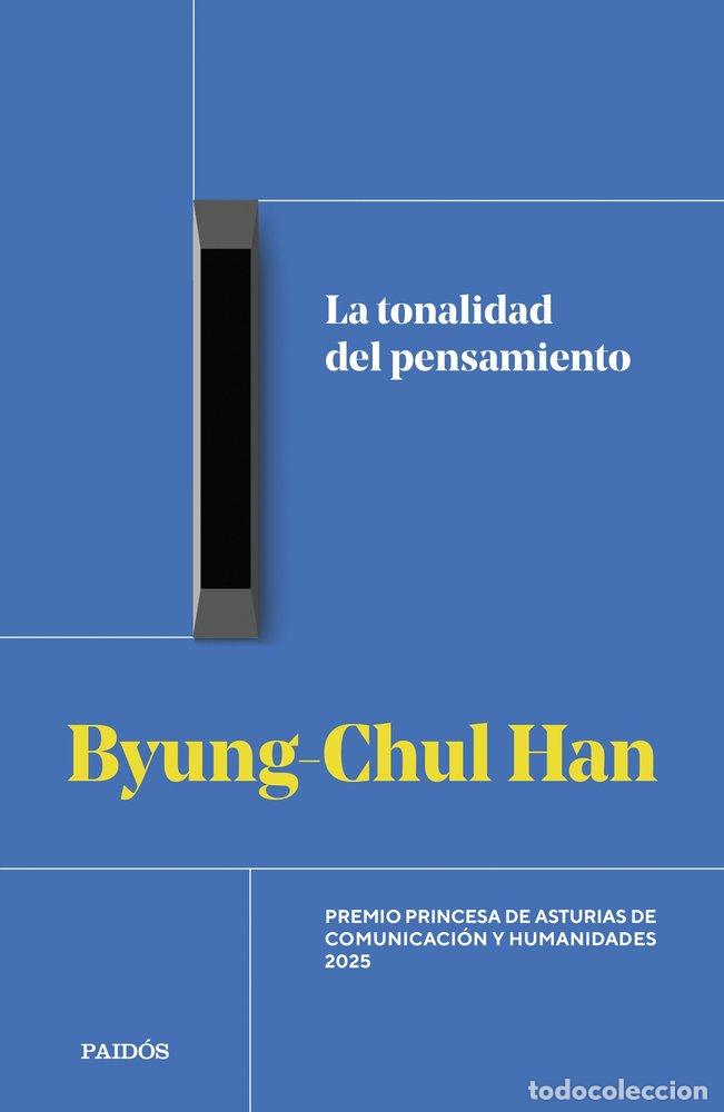 Livros: LA TONALIDAD DEL PENSAMIENTO - BYUNG-CHUL HAN