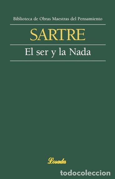 Livros: SER Y LA NADA,EL - SARTRE, JEAN PAUL