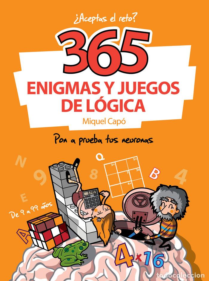 Libros: 365 ENIGMAS Y JUEGOS DE LOGICA - CAPO, MIQUEL