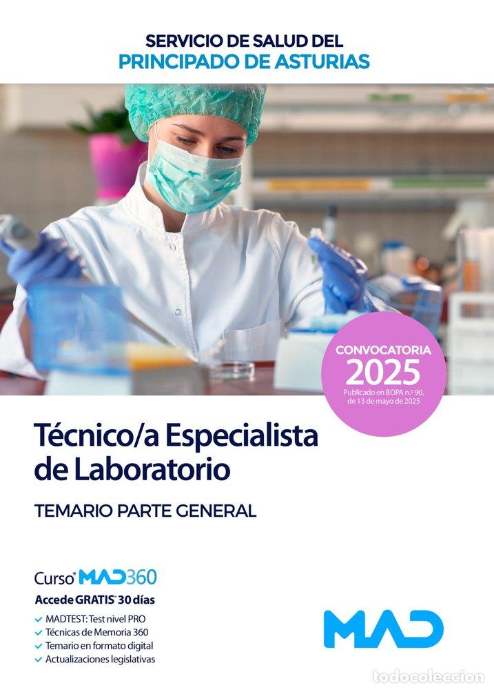 Libros: TECNICO/A ESPECIALISTA LABORATORIO TEMARIO PARTE GENERAL AS - AA.VV