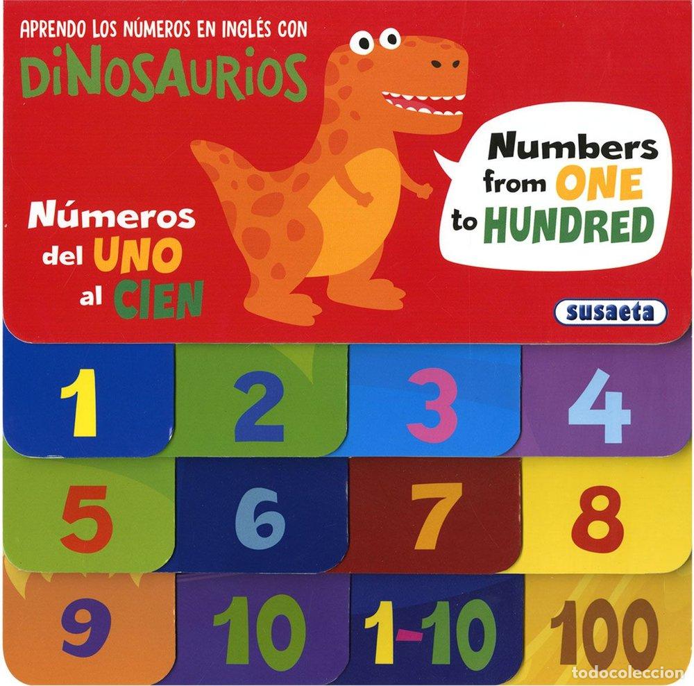 Libros: APRENDO LOS NUMEROS EN INGLES CON DINOSAURIOS - EDICIONES, SUSAETA