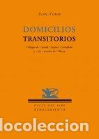Libros: DOMICILIOS TRANSITORIOS PROLOG - TUBAU, IVAN