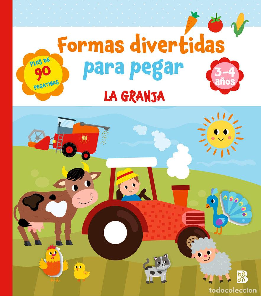 Libros: FORMAS DIVERTIDAS PARA PEGAR LA GRANJA - AA.VV