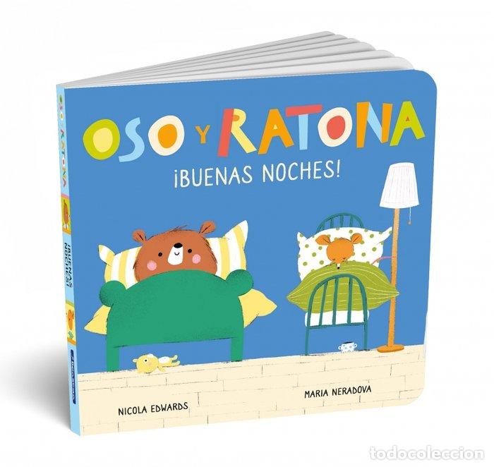 Libros: BUENAS NOCHES OSO Y RATONA PEQUE&Ntilde;A MANITAS - EDWARDS, NICOLA