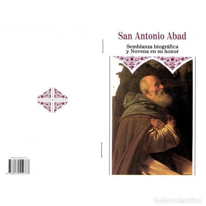 Livres: SAN ANTONIO ABAD SEMBLANZA BIOGRAFICA Y NOVENA EN SU HONOR - SANTIAGO APONTE, CARMEN CONSUELO