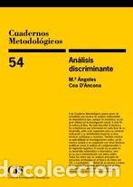 Libri: ANALISIS DISCRIMINANTE - CEA DANCONA, MARIA ANGELES
