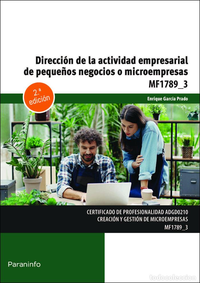 Libros: DIRECCION DE LA ACTIVIDAD EMPRESARIAL DE PEQUE&Ntilde;OS NEGOCIOS O - GARCIA PRADO, ENRIQUE