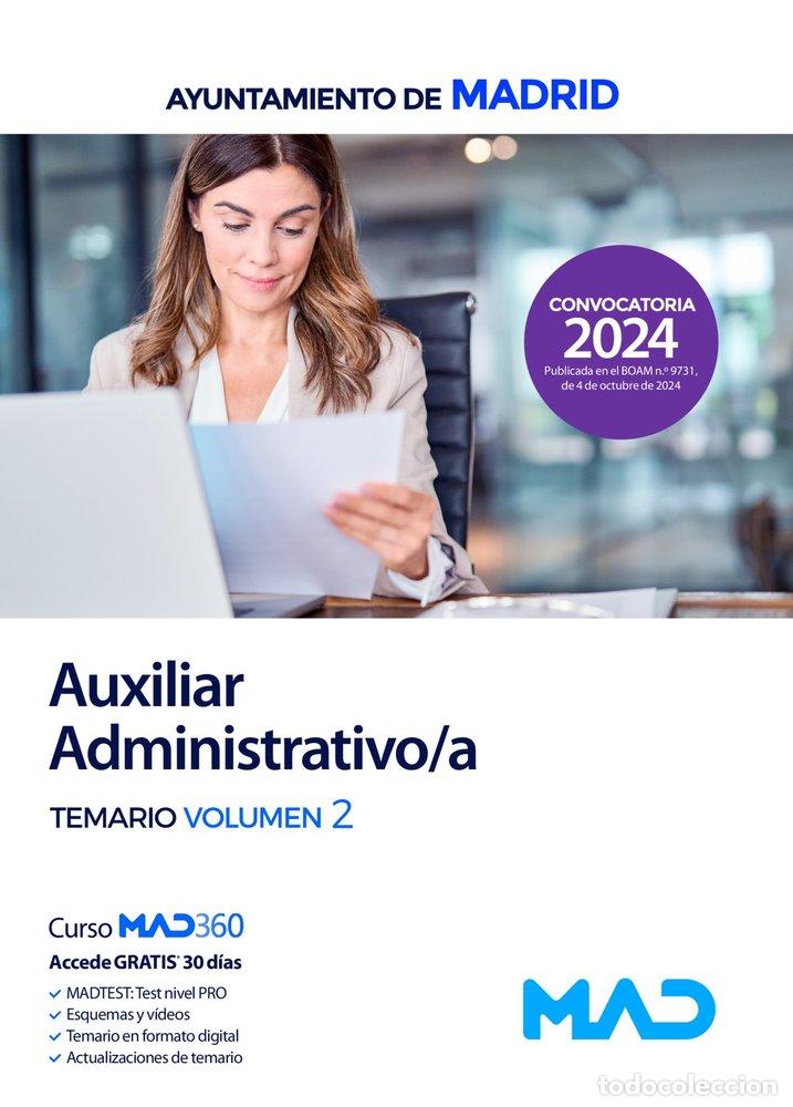 B&uuml;cher: AUXILIAR ADMINISTRATIVO/A TEMARIO 2 AYTO MADRID - AA.VV