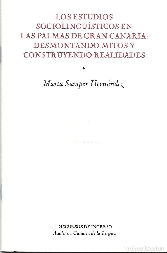 Livros: LOS ESTUDIOS SOCIOLINGUISTICOS DE LAS PALMAS DE GRAN CANARI - SAMPER HERNANDEZ, MARTA