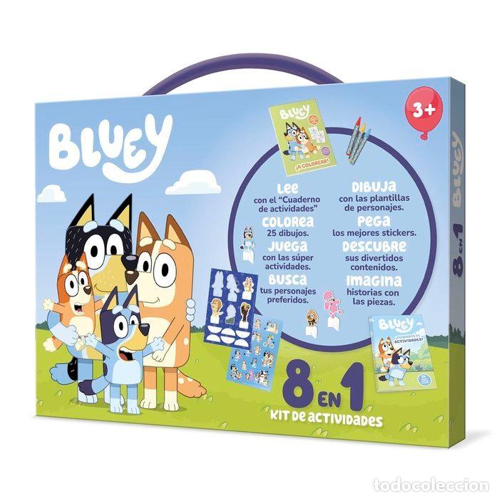 Libros: MALETIN KIT DE ACTIVIDADES 8 EN 1 BLUEY - IMAGILAND