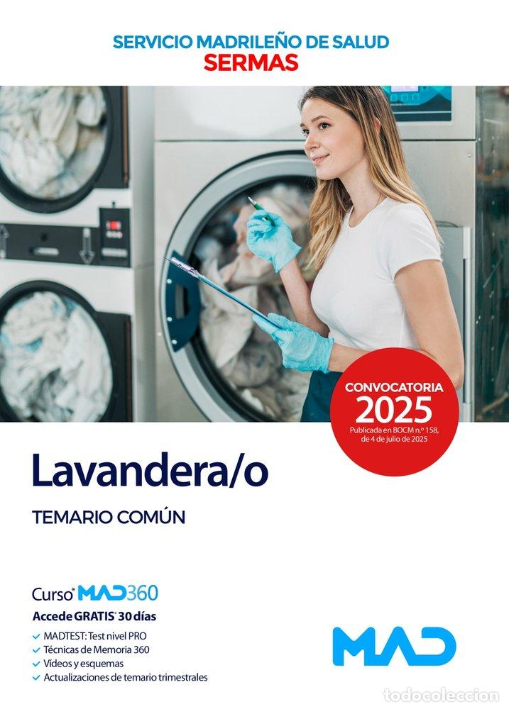 Libros: LAVANDERA/O TEMARIO COMUN SERVICIO MADRILE&Ntilde;O SALUD SERMAS - AA.VV