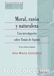 Libros: MORAL RAZON Y NATURALEZA - GONZALEZ