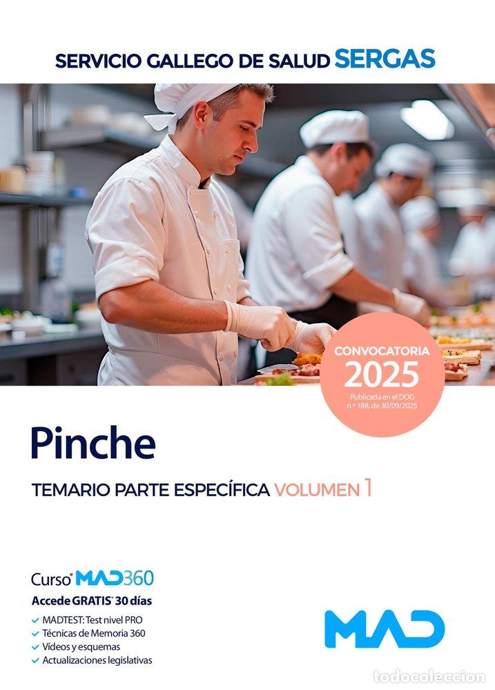 Libri: PINCHE TEMARIO PARTE ESPECIFICA VOLUMEN 1 SERVICIO GALLEGO - AA.VV