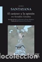 Libros: CARACTER Y LA OPINION EN ESTADOS UNIDOS,EL - SANTAYANA, GEORGE