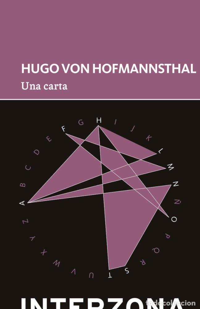 Libros: UNA CARTA - VON HOFMANNSTHAL, HUGO
