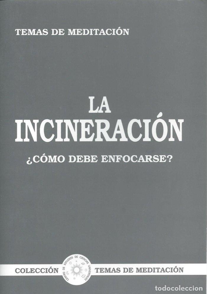 Libros: LA INCINERACION - FABREGAT BISBAL, JOSE