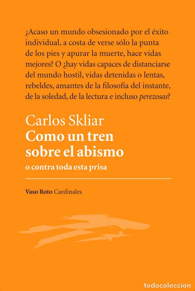 Livros: COMO UN TREN SOBRE EL ABISMO - SKLIAR, CARLOS