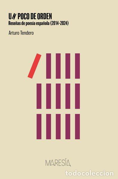 Livros: UN POCO DE ORDEN - TENDERO, ARTURO