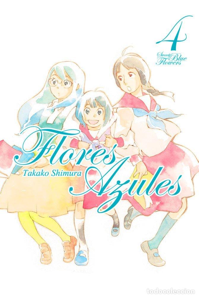 Livros: FLORES AZULES 4 - SHIMURA, TAKAKO