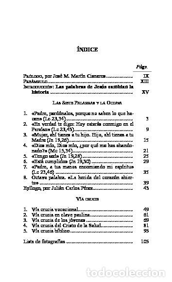 Libros: OCTAVA PALABRA SERMON DE LAS SIETE PALABRAS VIA CRUCIS - CERRO CHAVES, FRANCISCO
