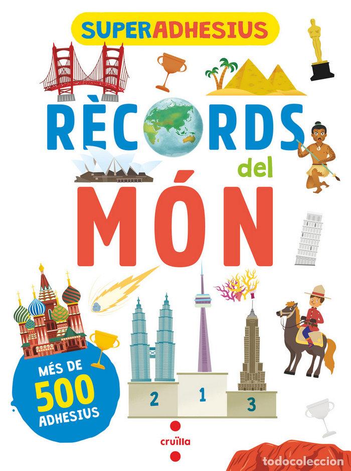Livres: SUPERADHESIUS RECORDS DEL MON - LIBRI, DE AGOSTINI